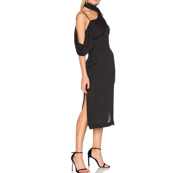 Keepsake Black Laika Midi Dress Size Large NWT - Picture 12 of 13